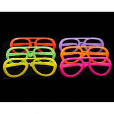 OCCHIALI GRANDI DA PARTY CON FORMA AVIATORE COLORI ASSORTITI