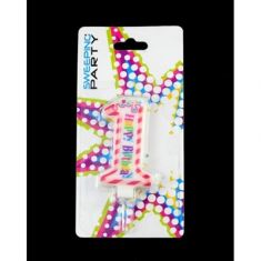 CANDELA NUMERO 1 CON RIGO ROSSO