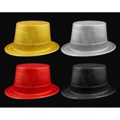 CAPPELLO CILINDRO GLITTERATO