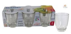 SET BICCHIERI 6 PZ TUMBLER DOMINO