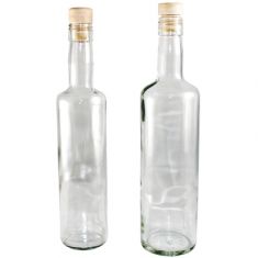 BOTTIGLIA IN VETRO TRASPARENTE YARA DA 500 CC