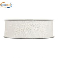 NASTRO ALBERTINE PIZZO RICAMANTO BIANCO H2,5X15MT