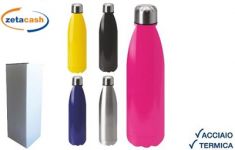 BORRACCIA TERMICA ACCIAIO 750 ML COL ASS