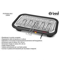 BARBECUE GRILL ELETTRICO IN ACCIAO CORAZZATO