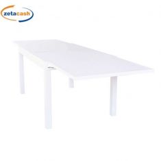 TAVOLO HAWAII 135-270X90 ESTENDIBILE ALLUMINIO BIANCO