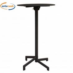 TAVOLO ALTO VEGA TONDO GRIGIO DIAM 60 CM