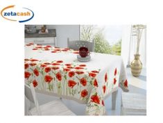 TOVAGLIA IN COTONE CON STAMPA DIGITALE X 6 POSTI MOD TULIPAN