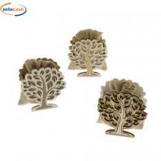 SEGNAPOSTO IN LEGNO ALBERO DELLA VITA CON SACCHETTO