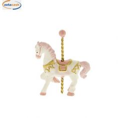 GIOSTRA CAVALLINO ROSA H 8 CM