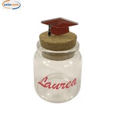 BARATTOLO LAUREA SCRITTA TAPPO SUGH. APPLICAZIONE SPILLA