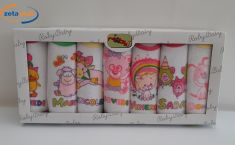 BAVETTE 7 PZ. BIMBA SETTIMANA CON LACCI