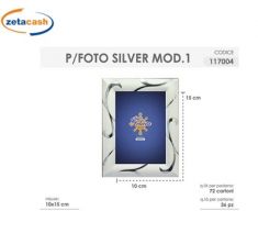 CORNICE PORTAFOTO SILVER MOD1 10X15 CM