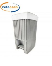 PATTUMIERA IN PLASTICA LINEA DOGA CON PEDALE DA 20 LT GRIGIA