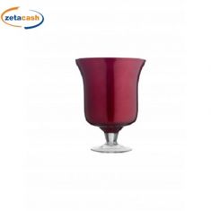VASO ALABAMA ROSSO METALLIZZATO GLITTER H 26 CM