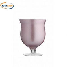 VASO DALLAS ROSA METALLIZZATO GLITTER H 20 CM