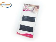 FERRETTI LUNGHI ONDULATI NERI 36 PZ