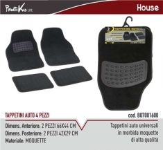 TAPPETINI AUTO 4 PZ MOQUETTE