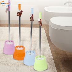 SCOPINO DA BAGNO CON PORTASCOPINO IN PLASTICA