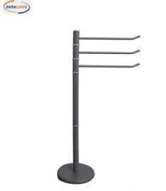 PIANTANA BAGNO 3 BRACCI MOD MATT GRIGIO H87X22 CM