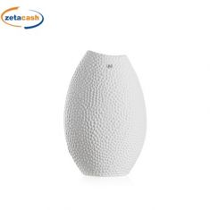 VASO TECLA IN CERAMICA BIANCO DIAM 28 X H 44 CM