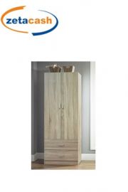 ARMADIO 2 ANTE COLORE ROVERE CM 60X42X180