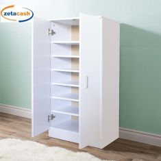 MOBILE MULTIUSO IN MELAMINICO BIANCO CALDO CM 55X36XH119