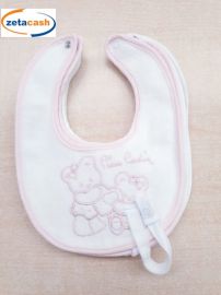 BAVETTA CON RICAMO ORSETTI CM 15X20