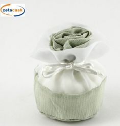 CONFEZIONE 12 PEZZI SACCHETTO VERDE COCCOLA BAG CM 10 X 10