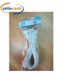 CAVO SPINA PRESA 16 A LUNGHEZZA 5 MT BIANCO