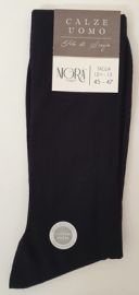 CALZA LUNGA LORD NERO FILO di SCOZIA, 100% COTONE MAKO' EGITTO