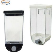 DISTRIBUTORE CEREALI/PASTA A PARETE C/PULSANTE ASS