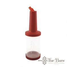 CONTENITORE SUCCHI O SALSE 1 LT ROSSO