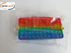 POP IT A FORMA DI ASTUCCIO MULTICOLOR CM 20X6X10