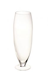 VASO IN VETRO TRASPARENTE OVALE