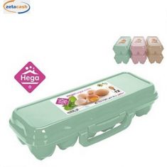 CONTENITORE PORTA UOVA RETTANGOLARE CON MANIGLIA COL ASS