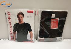 CANOTTA UOMO MEZZA MANICA JERSEY SCOLLO TONDO