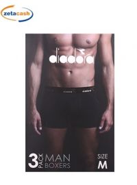 BOXER UOMO COL ASS TAGLIA XXL DIADORA 3 PEZZI