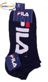 CALZINI FANTASMINI BLU NAVY TAGLIA 39 42 FILA 2 PAIA