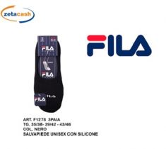 SALVAPIEDE FILA IN COTONE E SILICONE DAL 35 AL38 NERO 3 PAIA