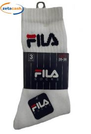 CALZA TENNIS SPUGNA BIANCO FILA
