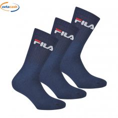 CALZA TENNIS FILA BLU NAVY 3 PAIA