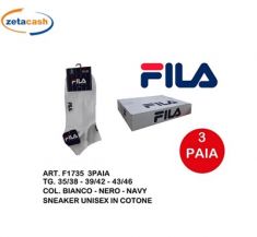 SET 3 PAIA FANTASMINO FILA BIANCO TG. 35-38