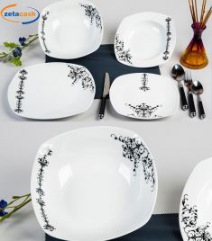 PIATTI SERVIZIO 19 PEZZI IN PORCELLANA