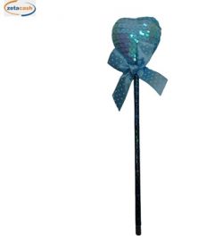 PENNA CUORE PAILETTES FIOCCO POIS COL ASS