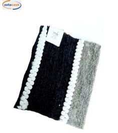 TAPPETO BAGNO COTONE 100x150 CM COL NERO