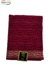 SET 2 ASCIUGAMANI GLAMOUR 100% COTONE PETTINATO COL ASS