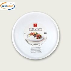 VASSOIO TONDO BORDATO BIANCO GRANGUSTO ALTA CUCINA D 27 CM