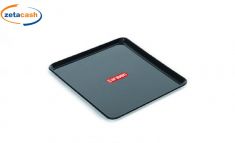 VASSOIO NERO PER ALIMENTI ARAVEN 200X150XH12mm