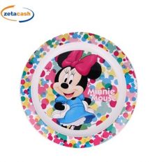 PIATTO PIANO IN PLASTCA RIGIDA MINNIE 22 CM