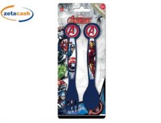FORCHETTA E CUCCHIAIO IN PLASTICA RIGIDA AVENGERS